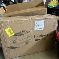 Stainless Steel Litter Box (UNUSED)