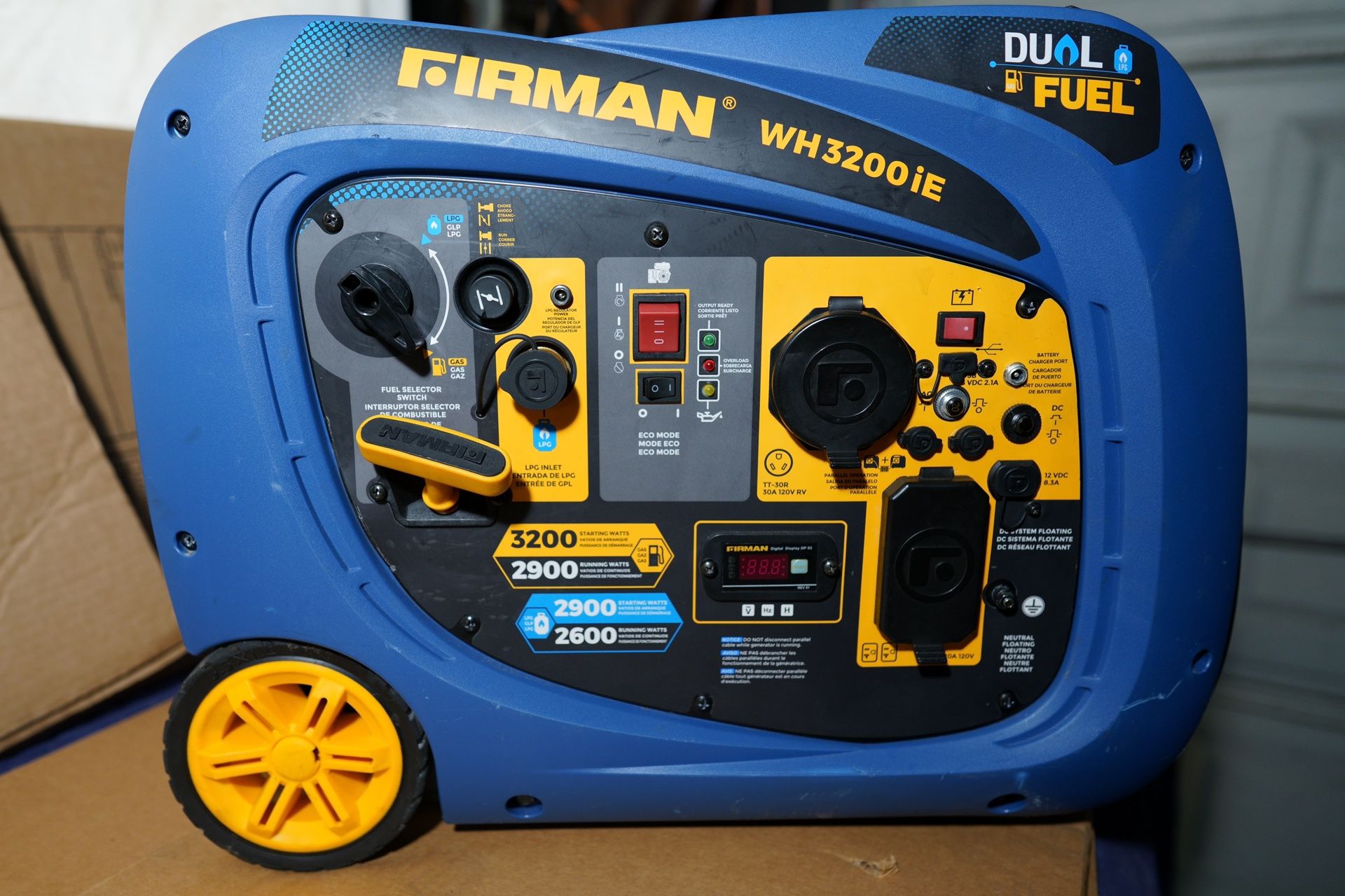 Firman WH3200iE Dual Fuel Inverter Generator