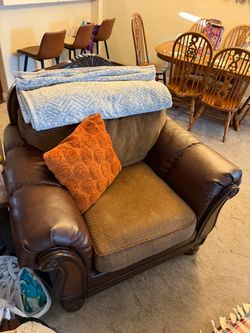 Comfy Chair and Ottoman