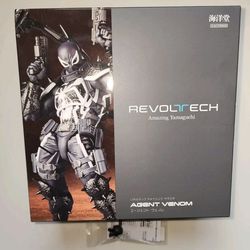 Revoltech Amazing Yamaguchi Agent Venom Action Figure Reissue + Exclusive Parts