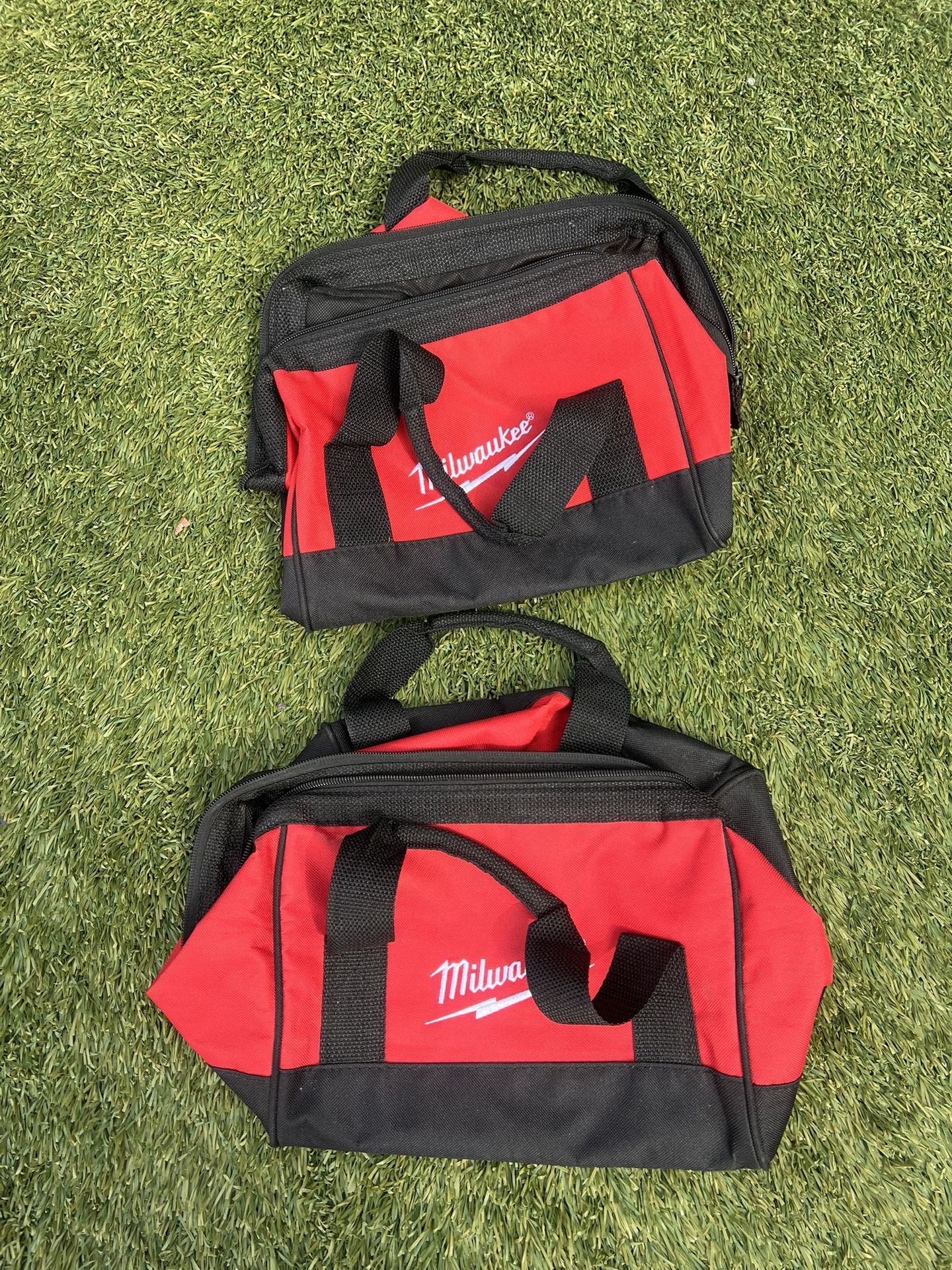2 Small Milwaukee Bags & Charger