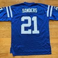Reebok NFL Players BOB SANDERS No. 21 INDIANAPOLIS COLTS (Size S) Jersey