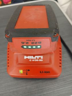 Hilti C4/36-90 Battery Charger and Battery