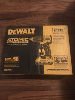 Dewalt 20v  1/2 Hammer Drill Driver Kit Battery & Charger &tool Bag $100