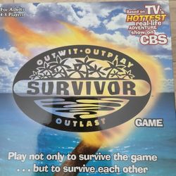 Survivor The Board Game From 2000