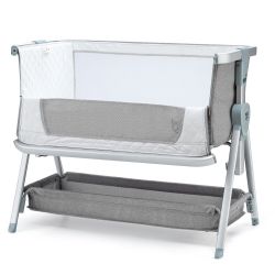 Baby joy baby bed side crib