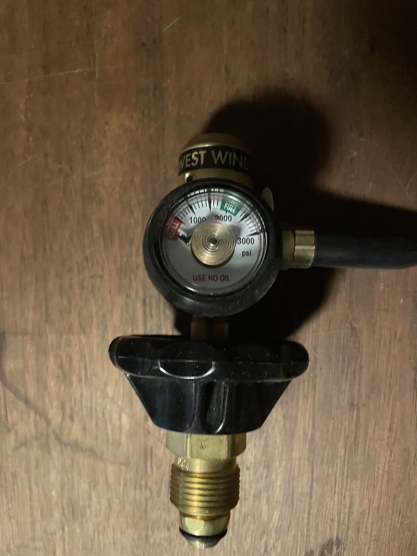 West Winds Helium Regulator