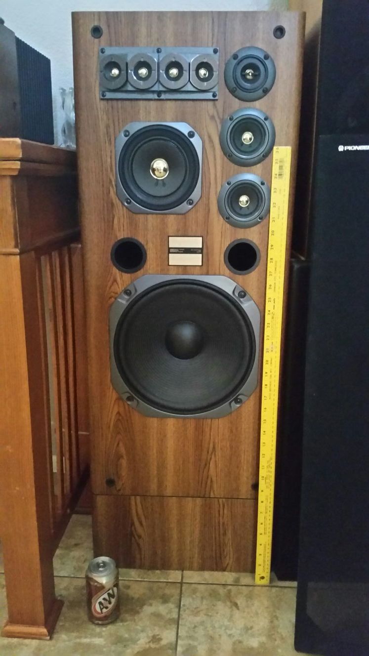 PIONEER CS-T7300 extremely rare 4 way speakers