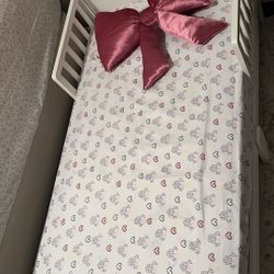 Brand New Toddler Bed(Assembled) + Free Crib Mattress