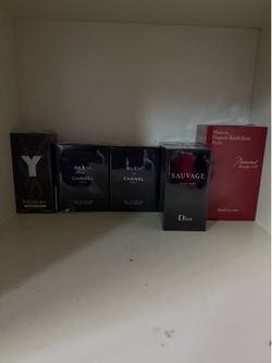 Ysl,Dior,Chanel and baccarat colognes