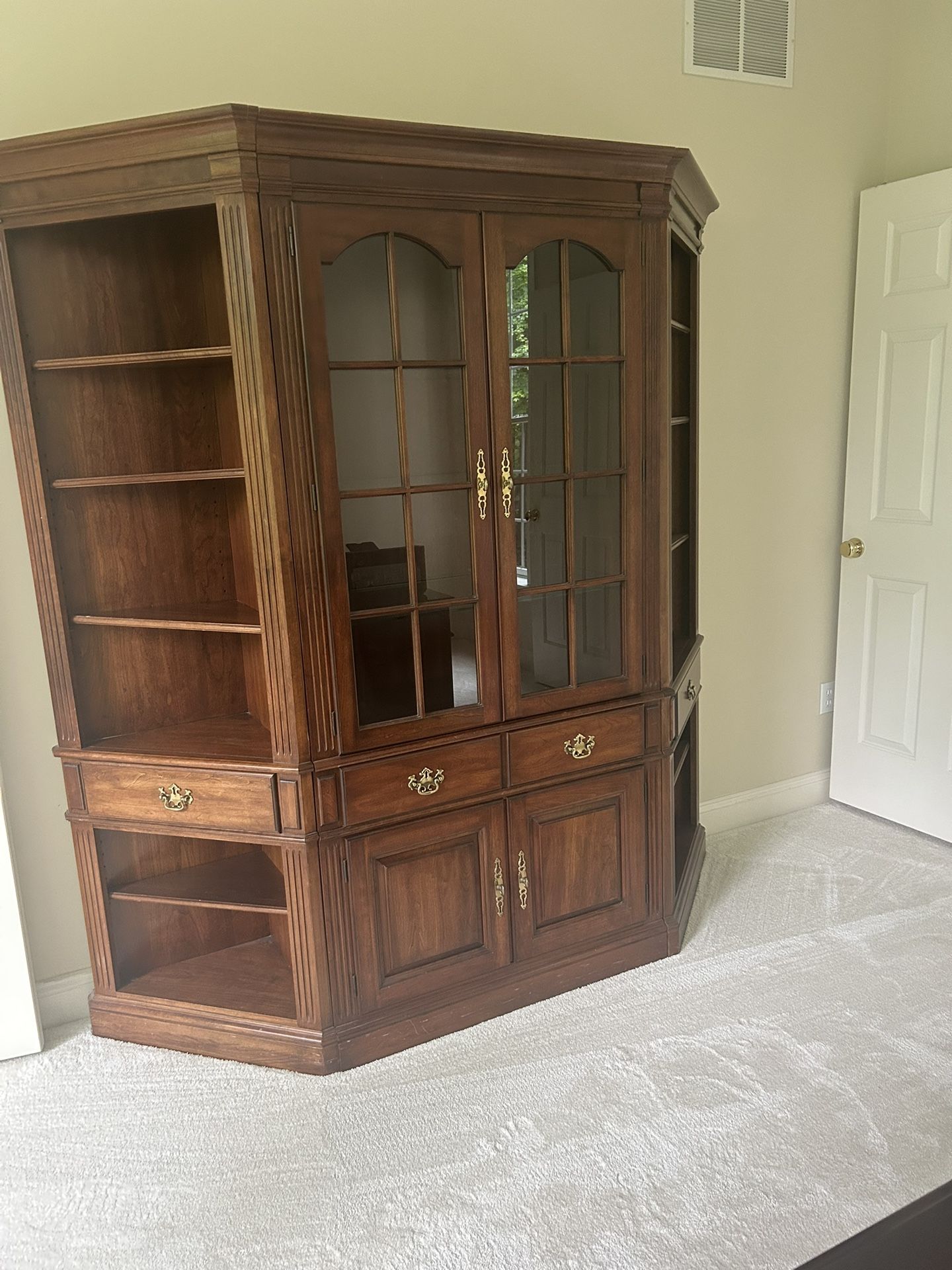 3 Piece Book Shelf/china Cabinet