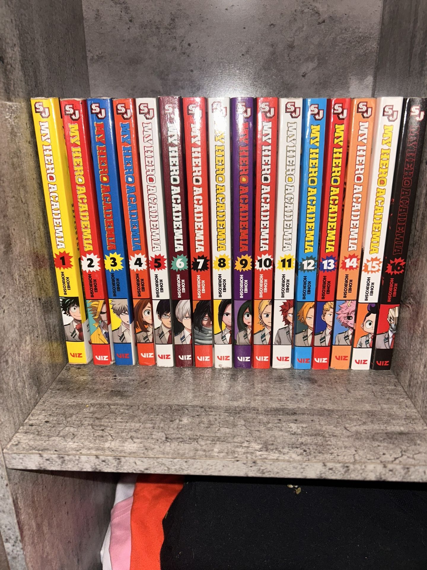 My Hero Academia Book Set Books 1-16
