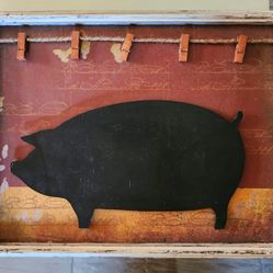 Farmhouse Pig Wall Art