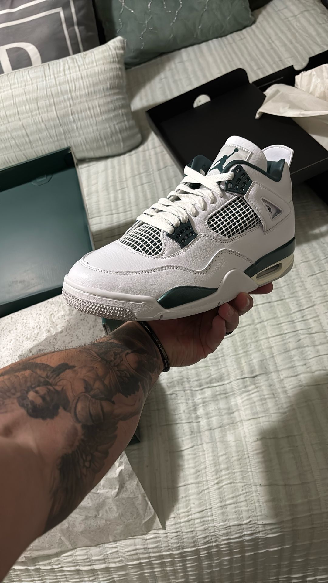 Jordan 4 Retro Oxidized Green