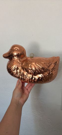 Vintage Copper Duck Mold