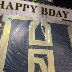 Happy Bday Sign 