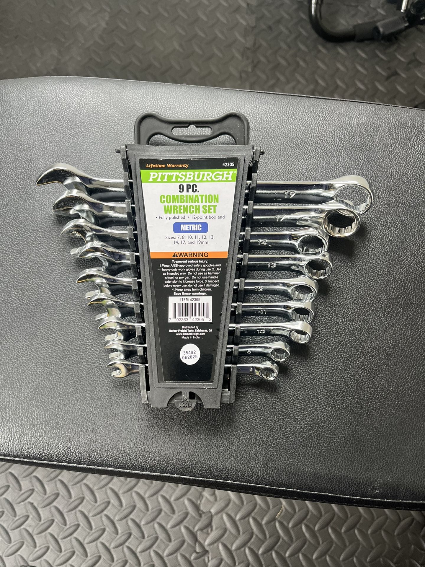 Pittsburgh Professional 9 Piece METRIC   Wrench Set vintage