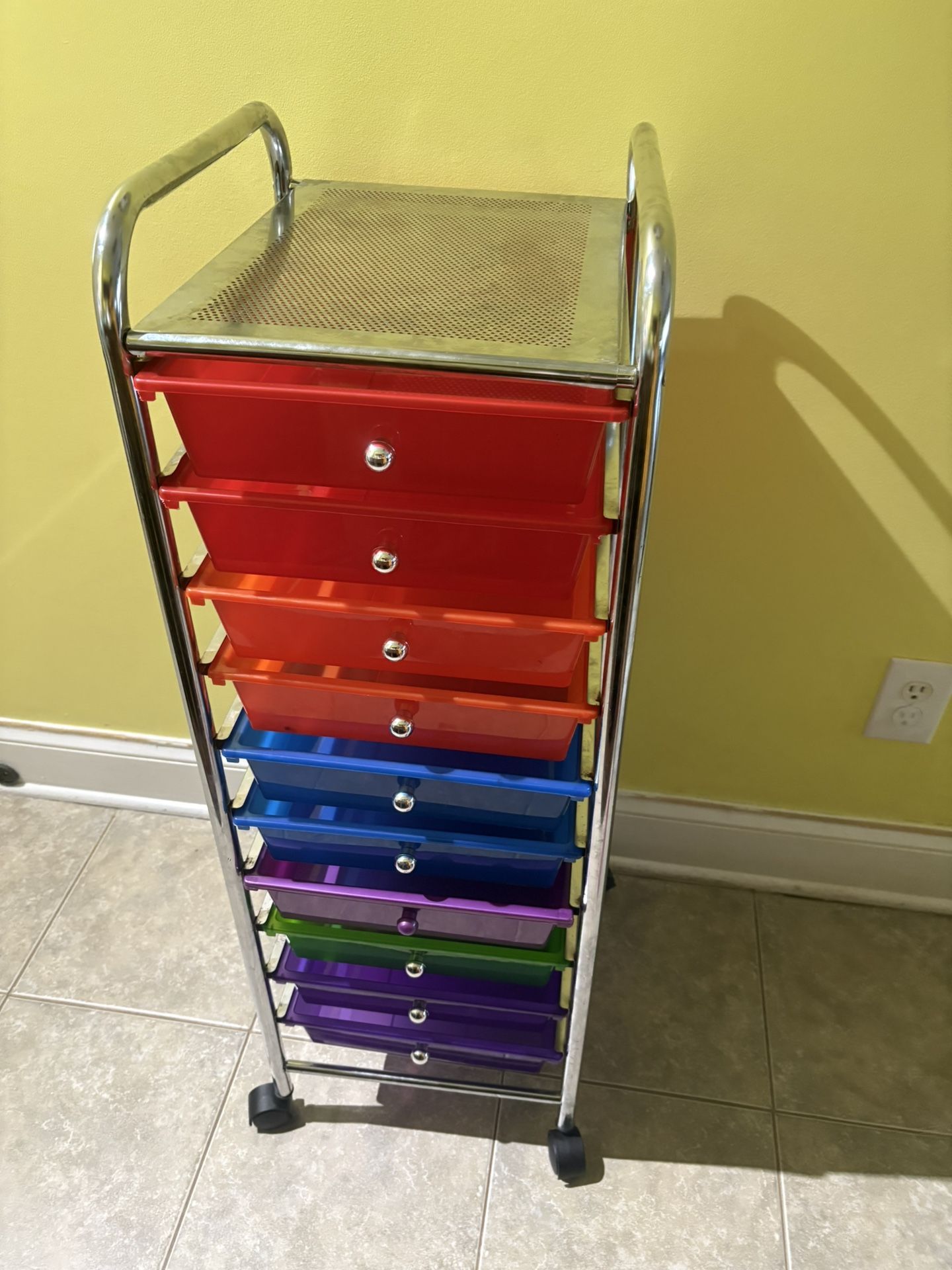 10 Drawer Organizer Cart