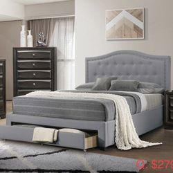 Queen Bed Frame With Storage