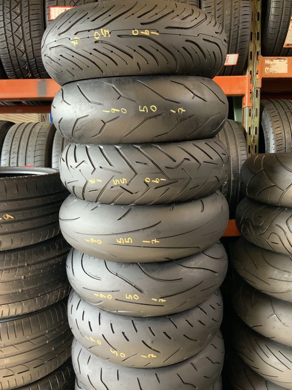 190 50 17. MOTORCYCLE TIRES. (70 to 100 each) for Sale in Houston, TX