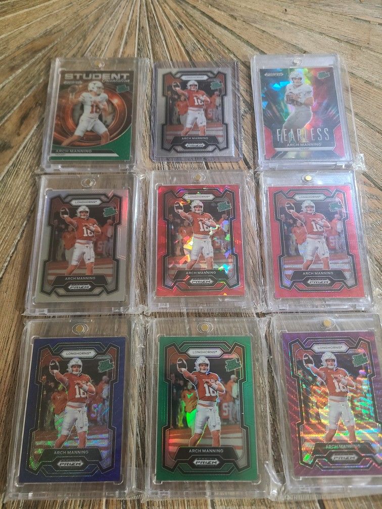 Arch Manning 9 Card Lot