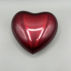 Brand New, Beautiful Crimson Red Heart Pet Urn