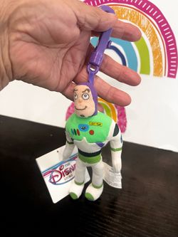 DISNEY BIZZ LIGHTYEAR CLIP ON - 6 INCH PLUSH - NEW WITH TAG