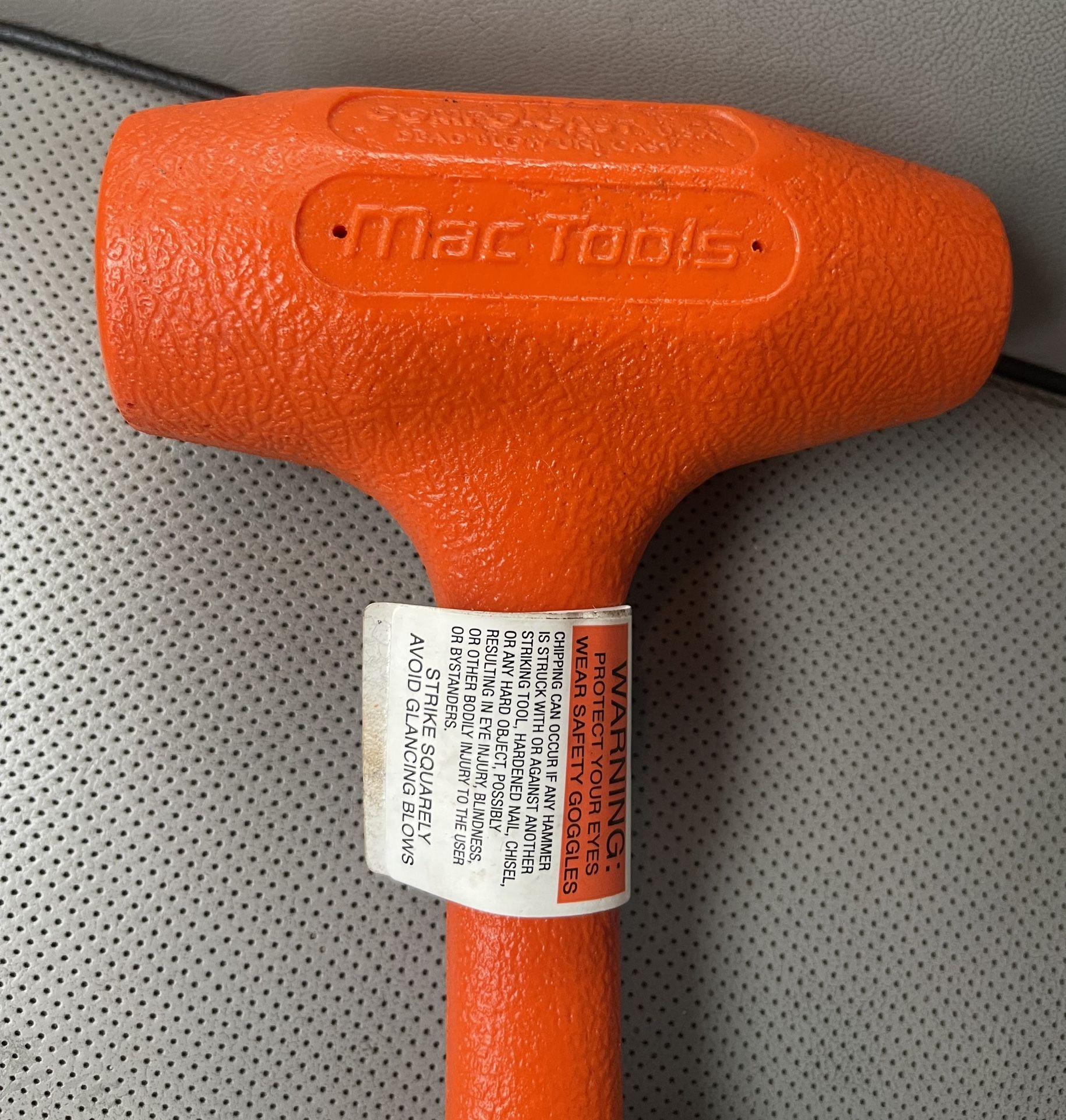 MAC Tools Mac Tools 28 Oz Dead Blow Hammer Orange CH15DS New  This Mac Tools 28 Oz Dead Blow Hammer in Orange i Oz Dead Blow Hammer Orange CH15DS New 
