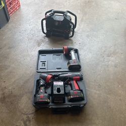 Snap On Impact Gun And Air Compressor Kit