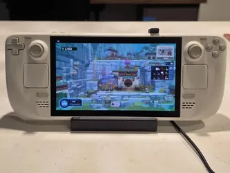 Valve Steam Deck OLED 1TB White Limited Edition + "Dock + US Wall Charger"