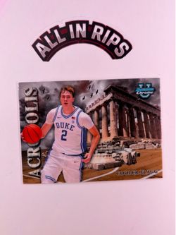Topps 2024-25 Bowman University Chrome Acropolis Cooper Flagg #A-1 Duke