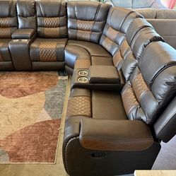 Brand new recliner sectional in box- shop now pay later