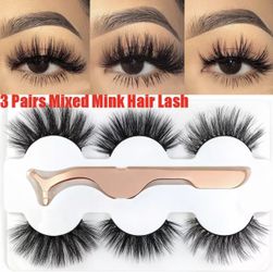 Luxury Long Whispy Faux Mink False Eye Lashes