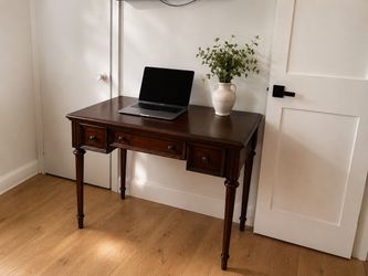 Butler Edmund 38” Writing Desk with Storage – Dark Cherry – BRAND NEW