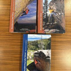 Tahoe Bouldering/Climbing guidebooks 