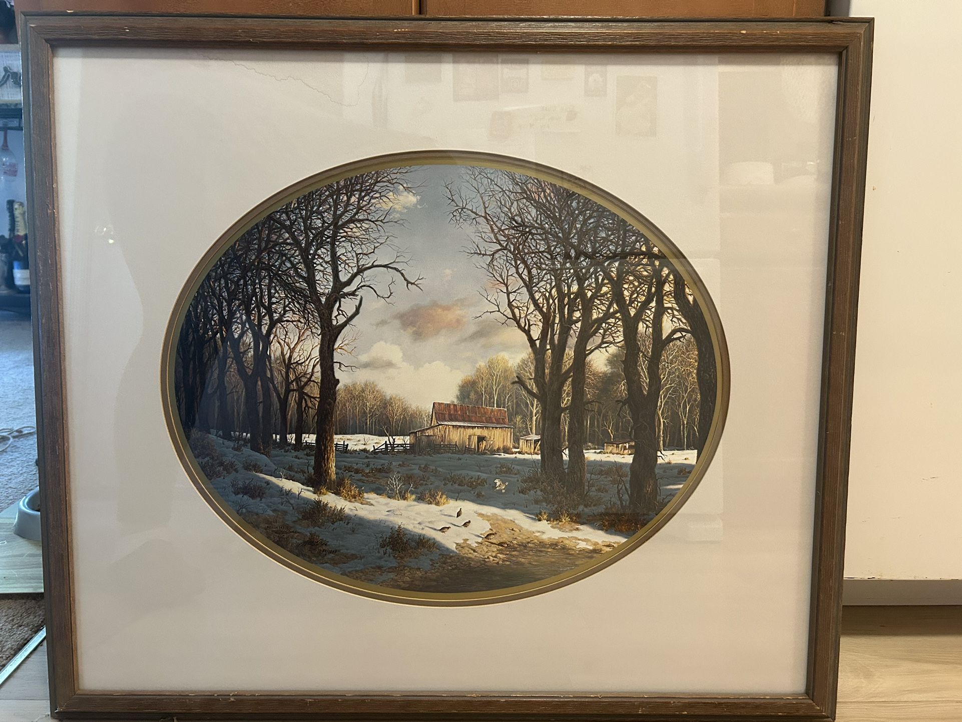 "MORGAN'S CLEARING" Signed by artist Larry Dyke