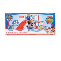 Paw patrol indoor gym with slide