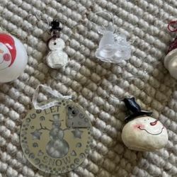 Snowmen Ornaments 