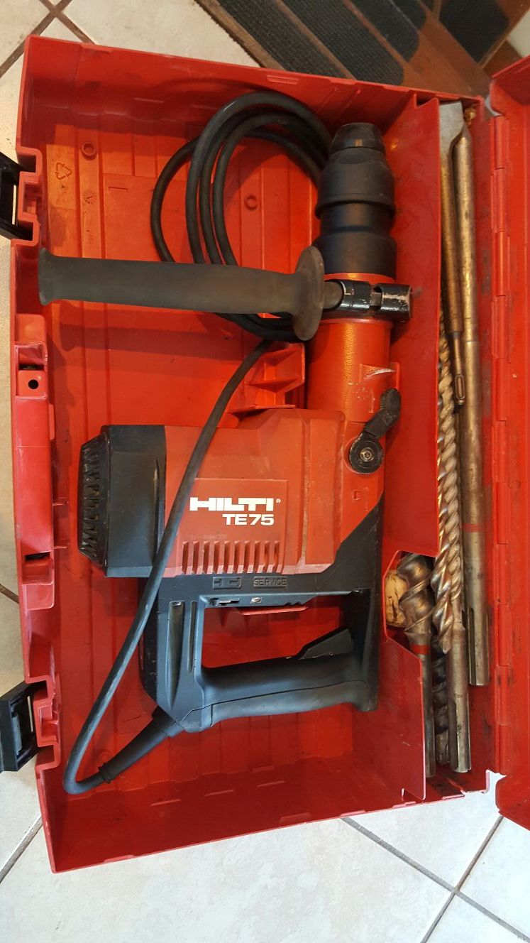 Hilti te 75 hammer drill