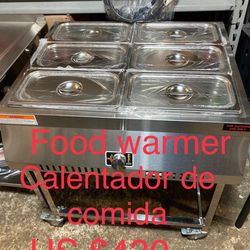 Food Warmer/ Calentador De Comida Con 6 Baños María 