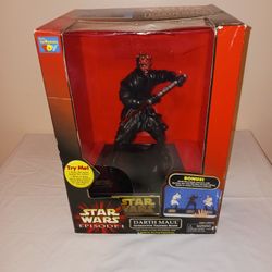 Star Wars Episode 1 Darth Maul talking coinbank