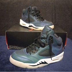 Air Jordan 5 Retro Irredecent Oil Grey Women's Size 8.5