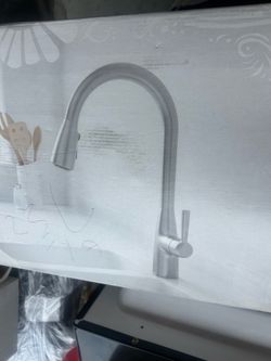 American Standard Fairbury 2S Single-Handle Pull-Down Kitchen Faucet in Stainless Steel