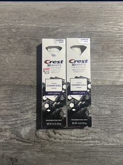 Crest 3D White Charcoal Deep Clean Toothpaste 4.6 Oz $6 Each