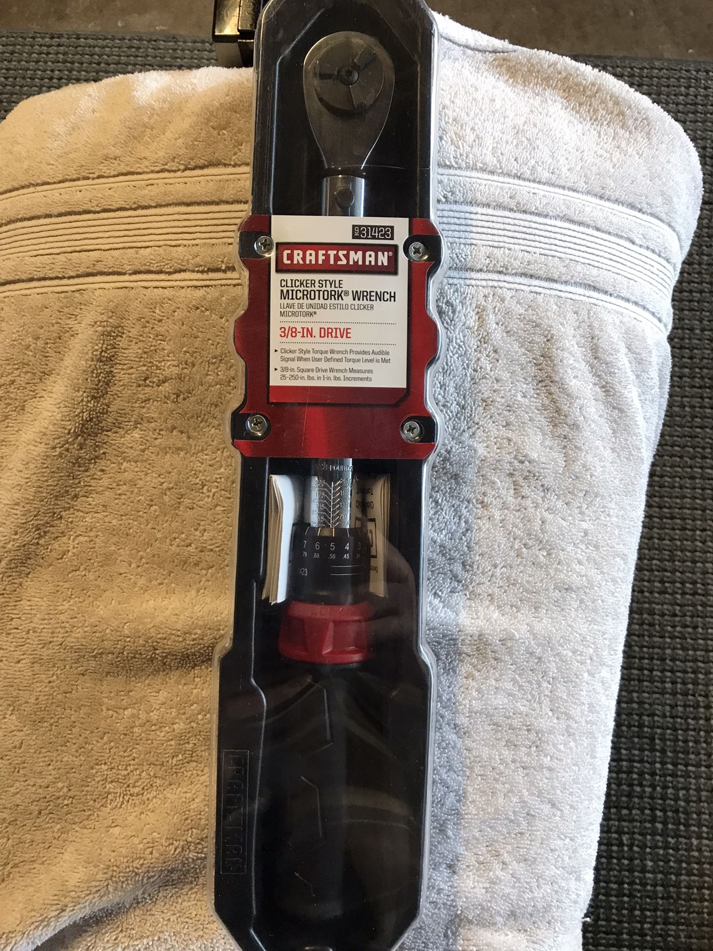 Craftsman 3/8” Drive Torque Wrench , Brand New