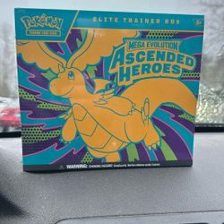 Mega Evolution Ascended Heroes Elite Trainer Box. New/Sealed