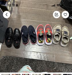 Boys Shoes Lot-Natica, Skechers—most worn Once—size 1 And 1.5