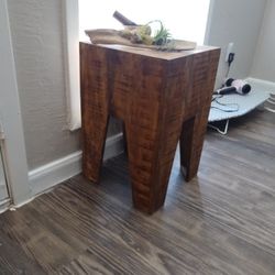 Decorative Bohemian Wooden Stool 