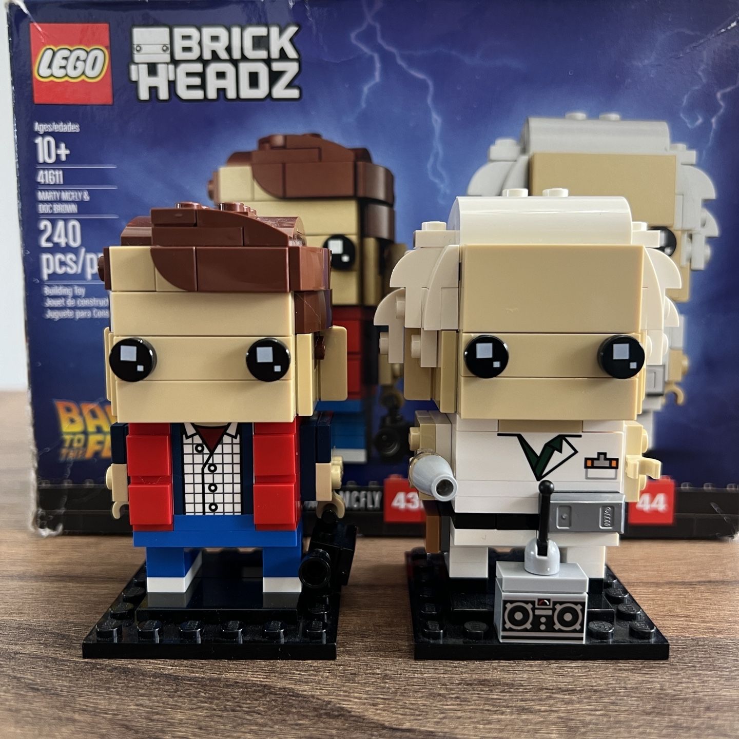 LEGO 41611 Brickheadz Marty McFly and Doc Brown - Retired Product 