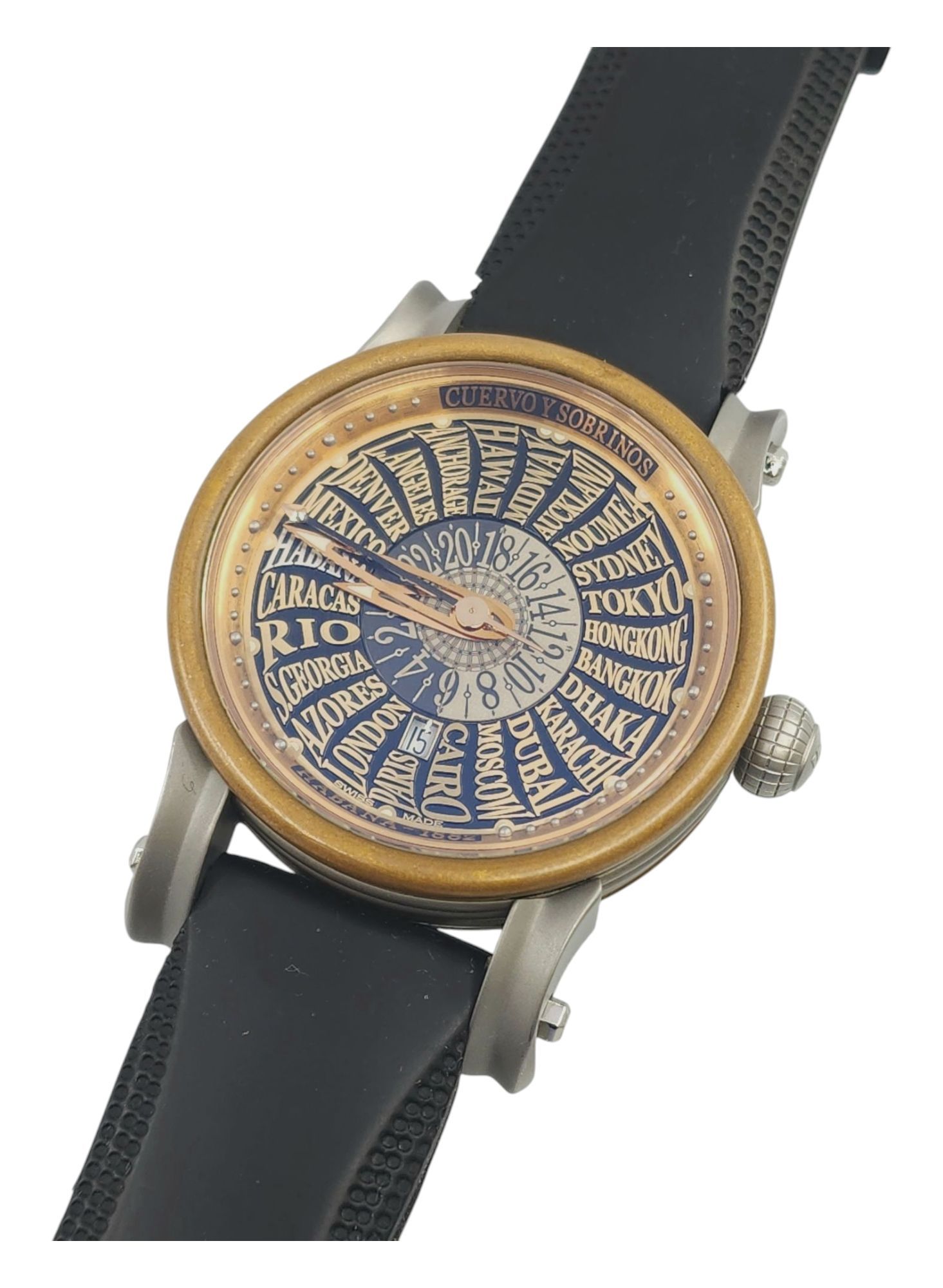 Cuervo Y Sobrinos Pírate Hours of the World Watch